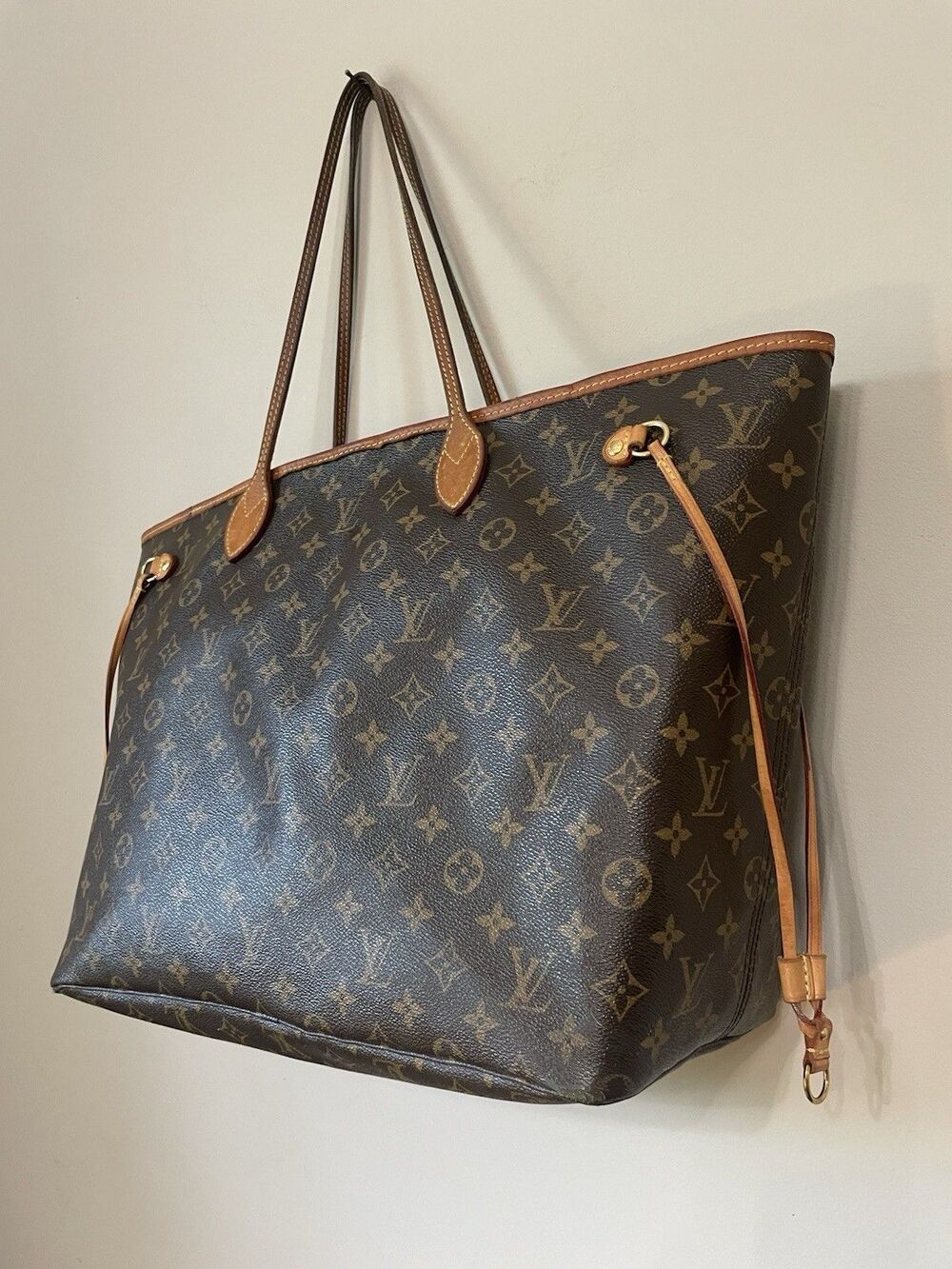 Louis Vuitton Neverfull Tote Bag GM Brown Monogram Canvas